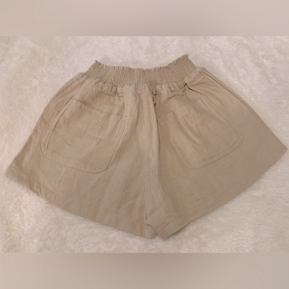 Love Tree High Waist Tan Shorts Size Small - Picture 2 of 6